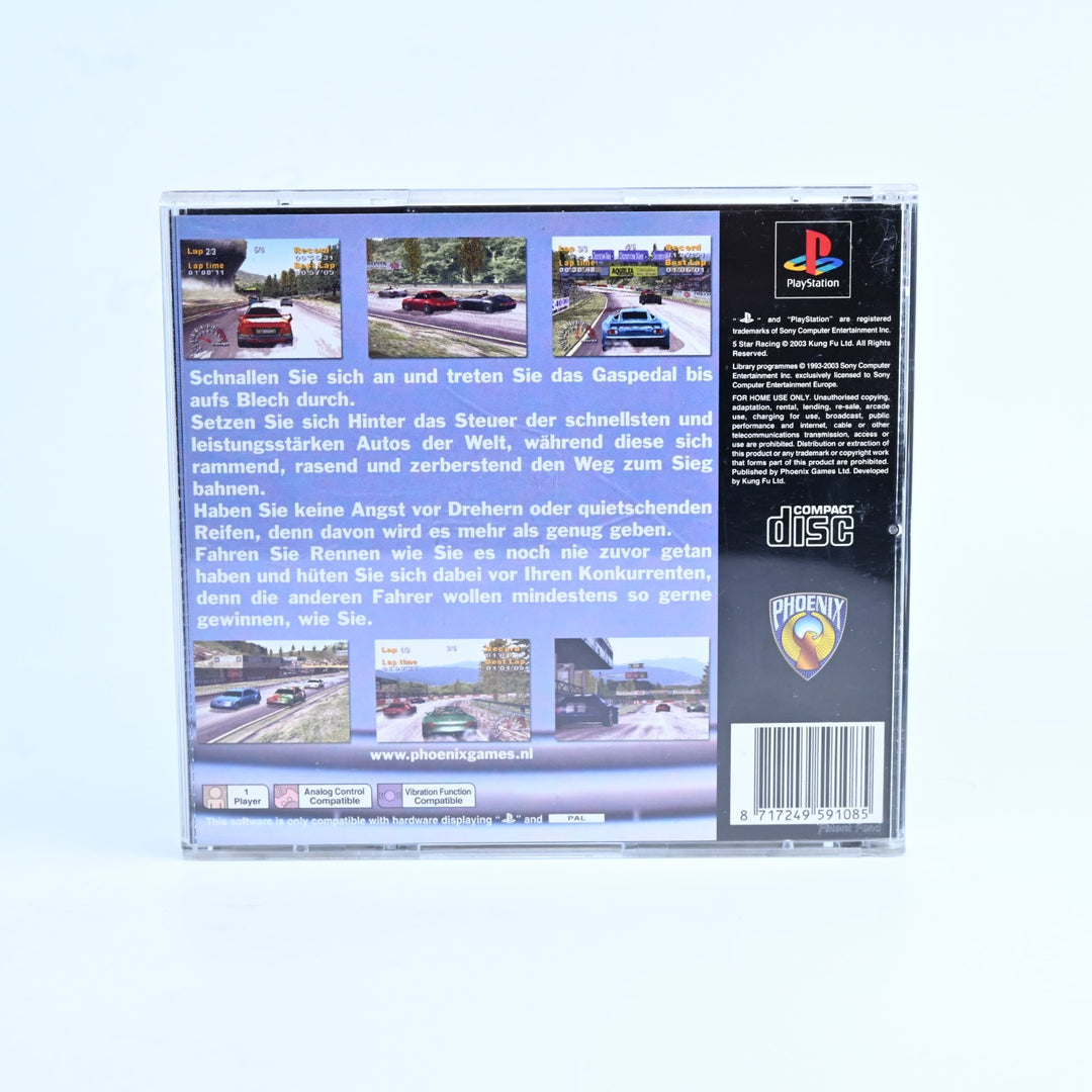 5 Star Racing - Sony Playstation 1 / PS1 Game + Manual - PAL - MINT DISC!