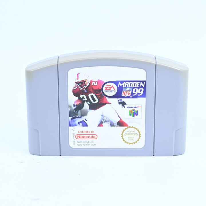Madden NFL 99 - N64 / Nintendo 64 Boxed Game - PAL - FREE POST!