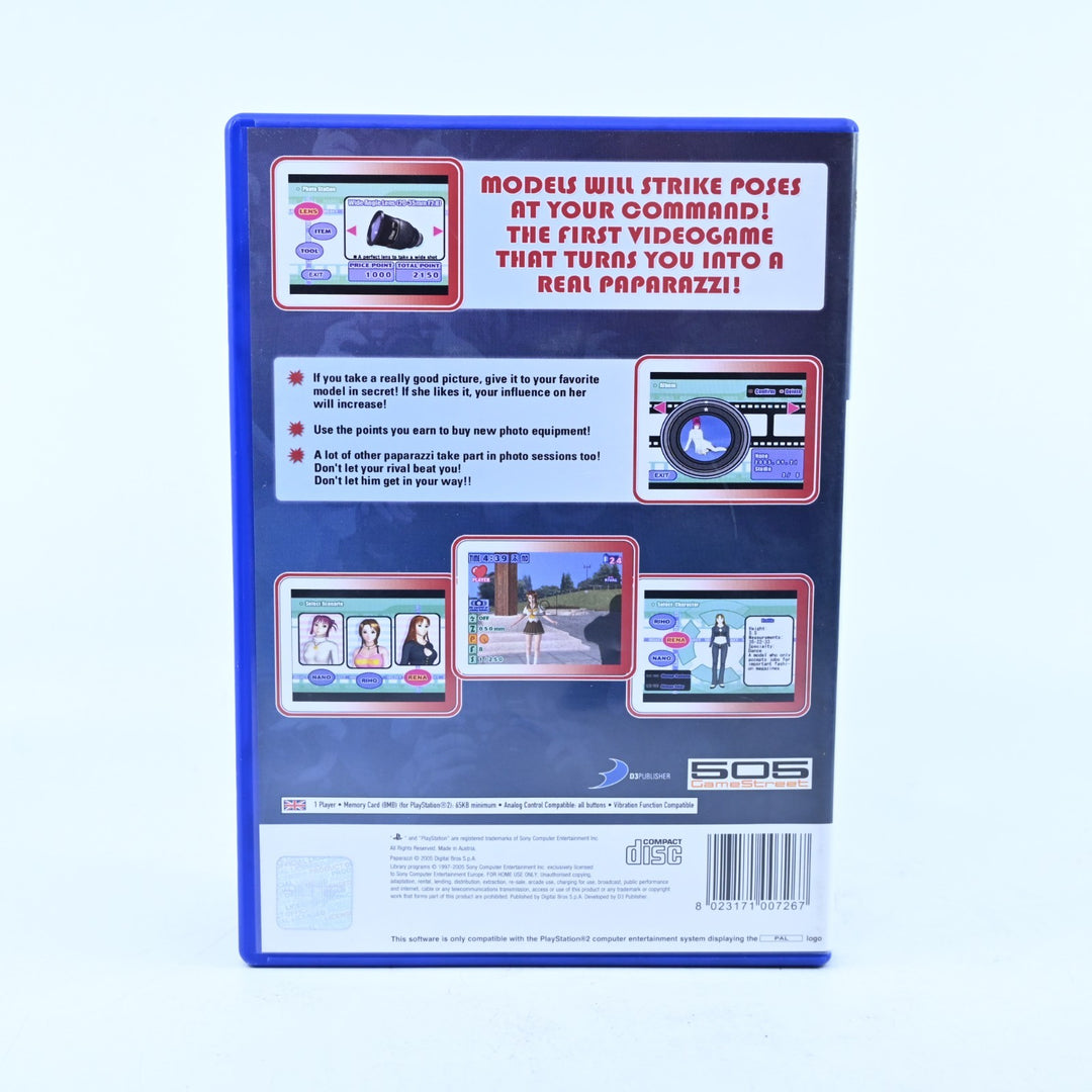 Paparazzi - Sony Playstation 2 / PS2 Game + Manual - PAL - MINT DISC!