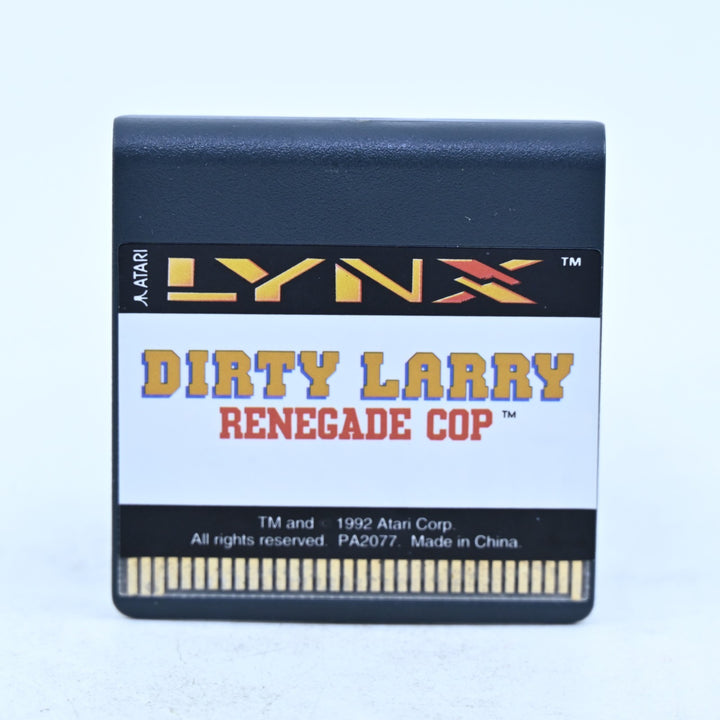 Dirty Larry: Renegade Cop - Atari Lynx Game - FREE POST!