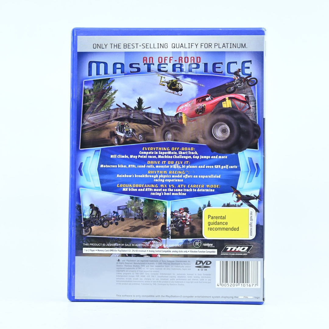MX vs. ATV: Unleased - Sony Playstation 2 PS2 Game - No Manual - PAL - MINT DISC
