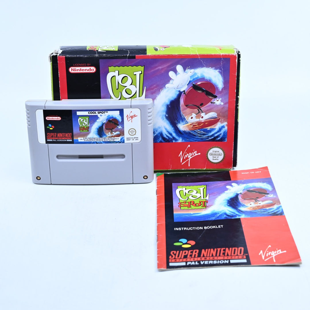 Cool Spot - Super Nintendo / SNES Boxed Game - PAL - FREE POST!