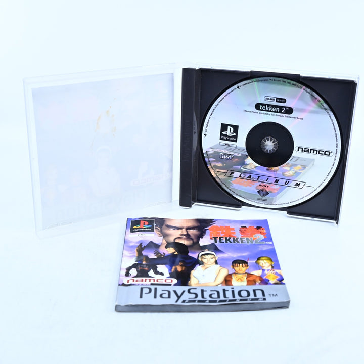 Tekken 2 - Sony Playstation 1 / PS1 Game + Manual - PAL - MINT DISC!