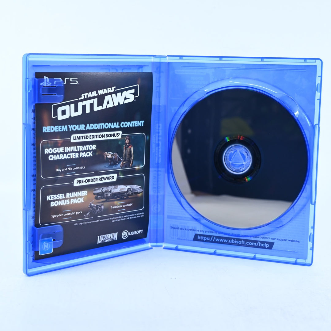 Star Wars Outlaws Limited Edition - PS5 Game - MINT DISC - CODE UNUSED!