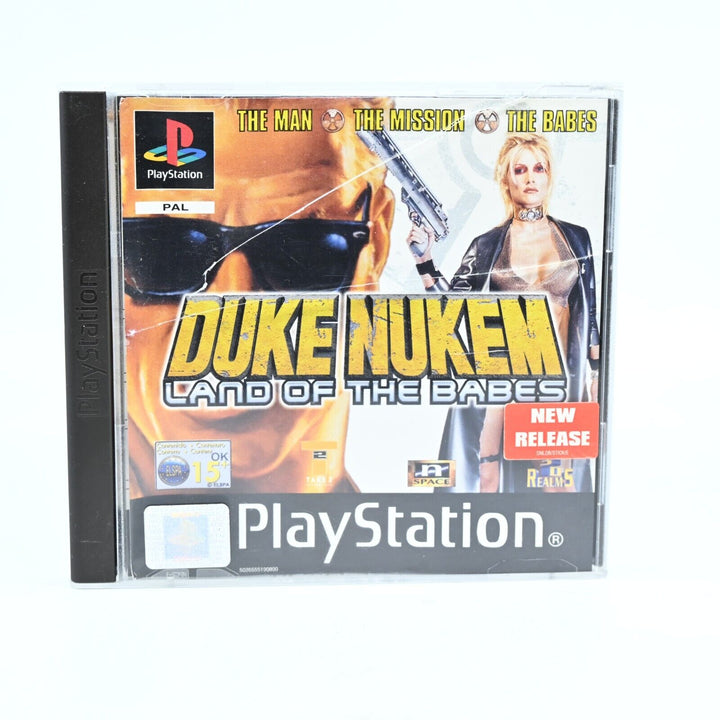 Duke Nukem: Land of the Babes - Sony Playstation 1 / PS1 Game + Manual - PAL