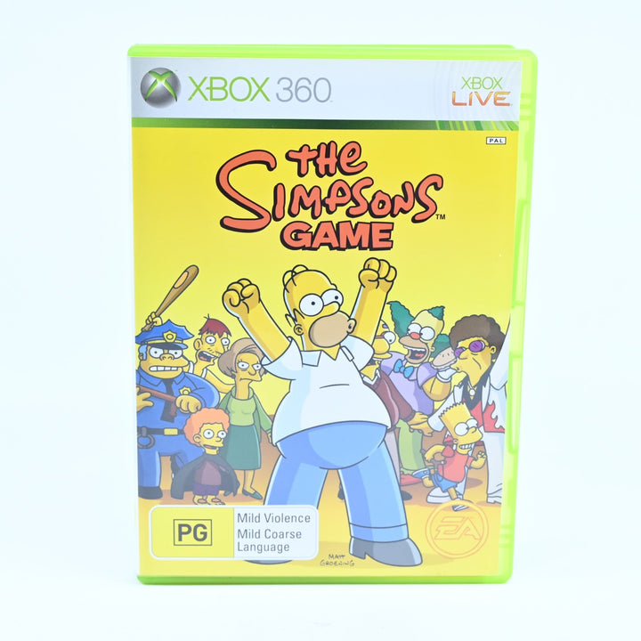 The Simpsons Game - Xbox 360 Game + Manual - PAL