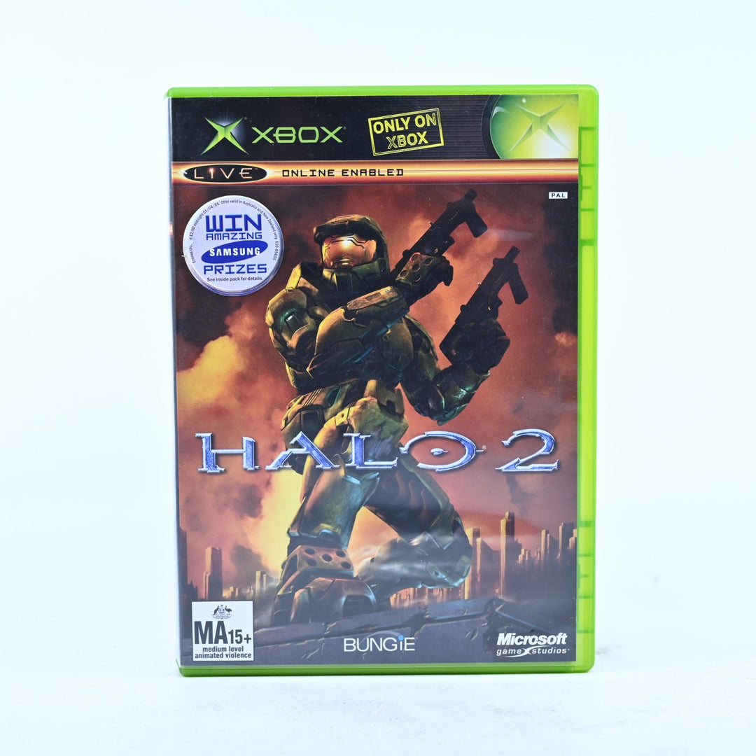 Halo 2 - Original Xbox Game + Manual - PAL - MINT DISC!