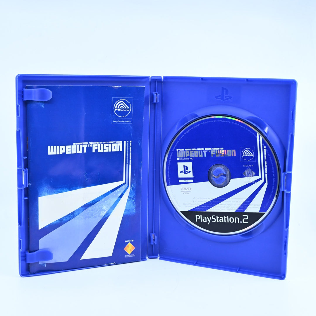 Wipeout Fusion - Sony Playstation 2 / PS2 Game + Manual - PAL - MINT DISC!