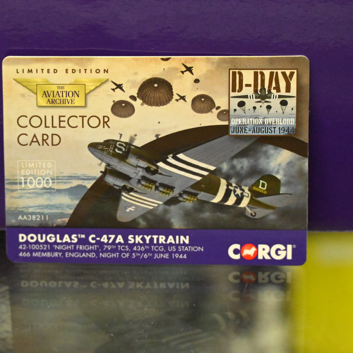 Corgi Aviation 1:72 Douglas C-47A Skytrain 'Night Fright' AA38211 - Plane