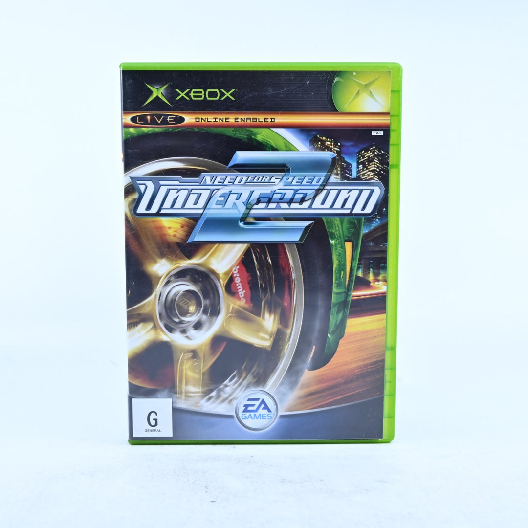 Need for Speed Underground 2 - Original Xbox Game + Manual - PAL - MINT DISC!