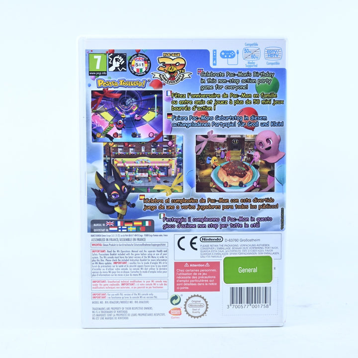 Pac-Man Party - Nintendo Wii Game + Manual - PAL - MINT DISC!