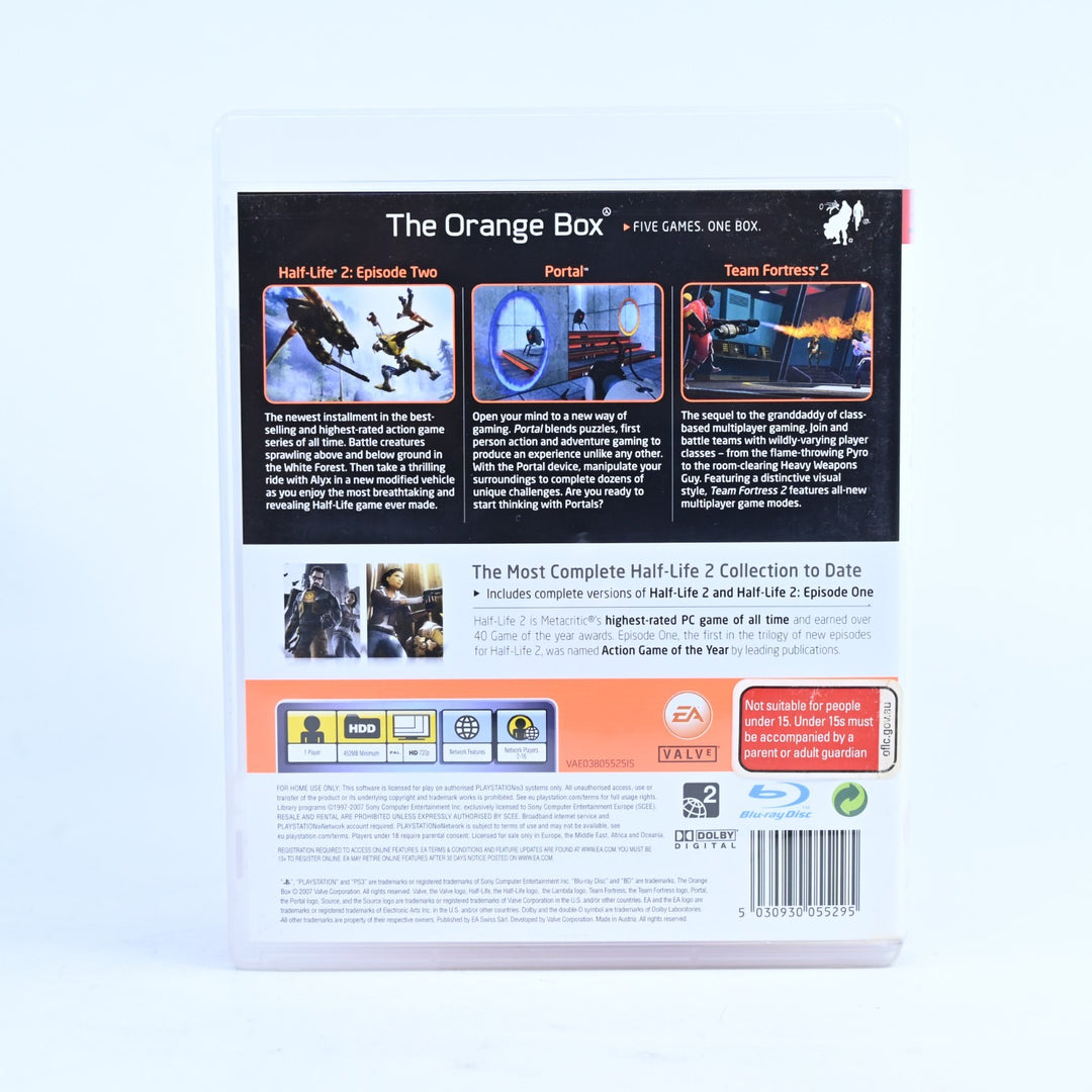 The Orange Box  - Sony Playstation 3 / PS3 Game + Manual - FREE POST!