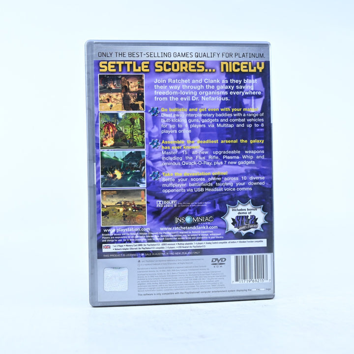 Ratchet & Clank 3: Up Your Arsenal - Sony Playstation 2 / PS2 Game + Manual