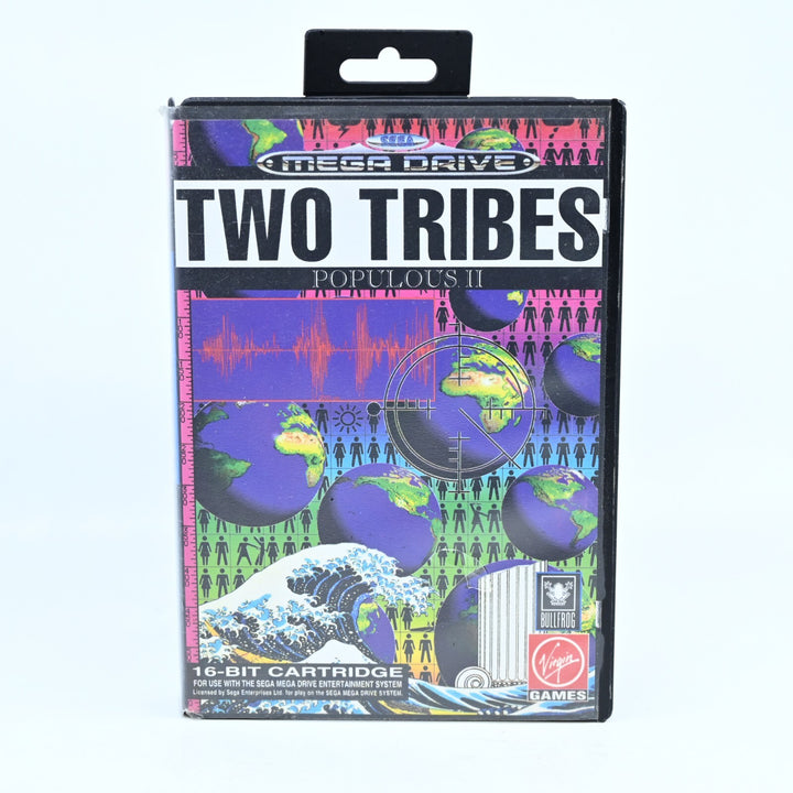 Two Tribes: Populous II - Sega Mega Drive Game - PAL - FREE POST!