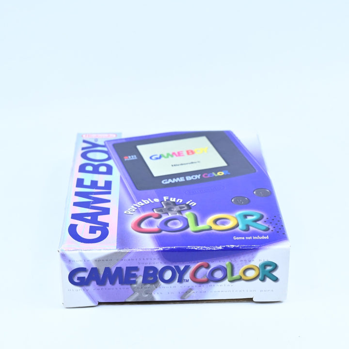 Grape Purple Nintendo Gameboy Color Boxed Console - AUS PAL - Holo label