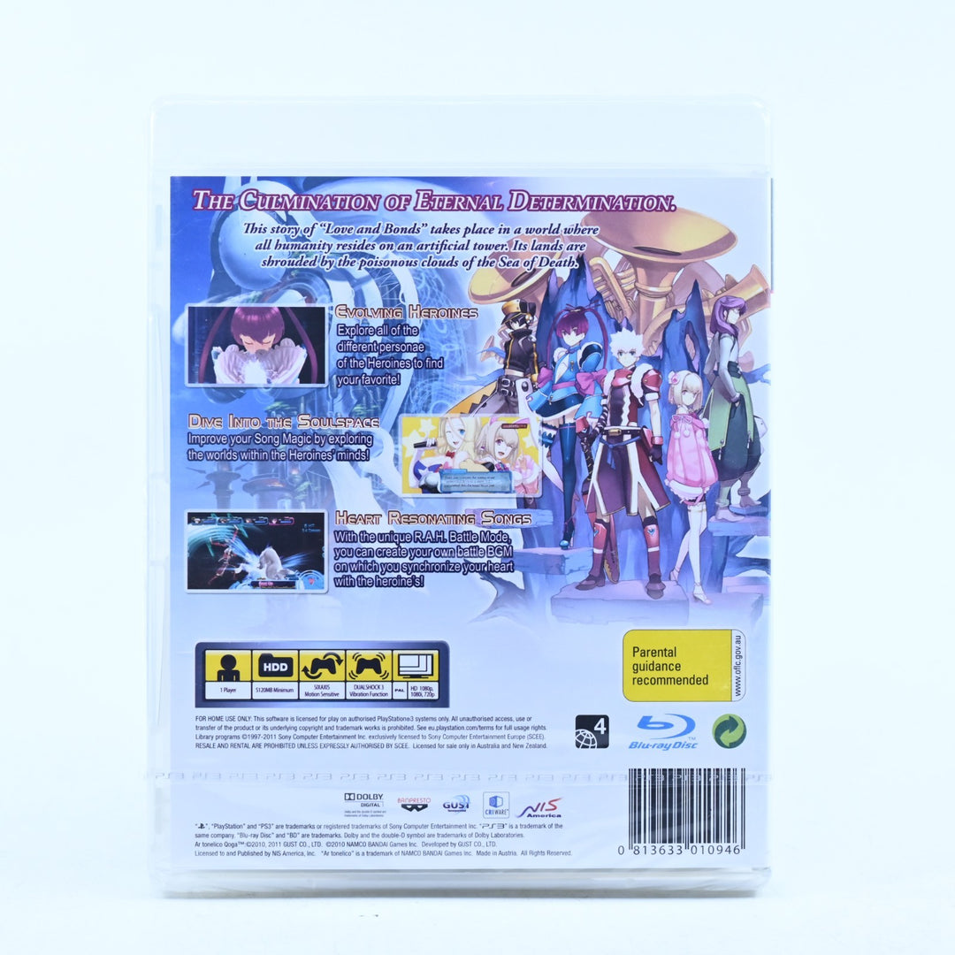 SEALED! - Ar Tonelico Qoga: Knell of Ar Ciel - PS3 Game + Manual - MINT DISC!