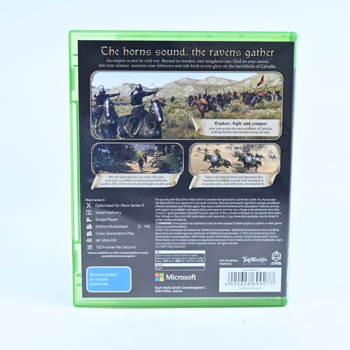 Mount & Blade 2: Bannerlord - Xbox One Game / Series X Game - PAL - FREE POST!