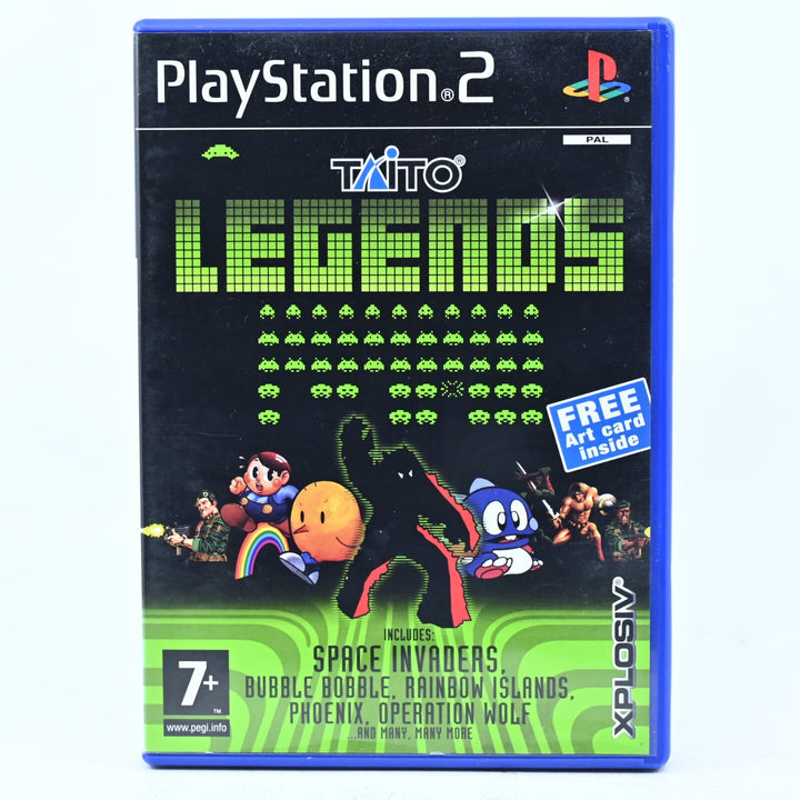 Taito Legends - Sony Playstation 2 / PS2 Game + Manual - PAL - MINT DISC!
