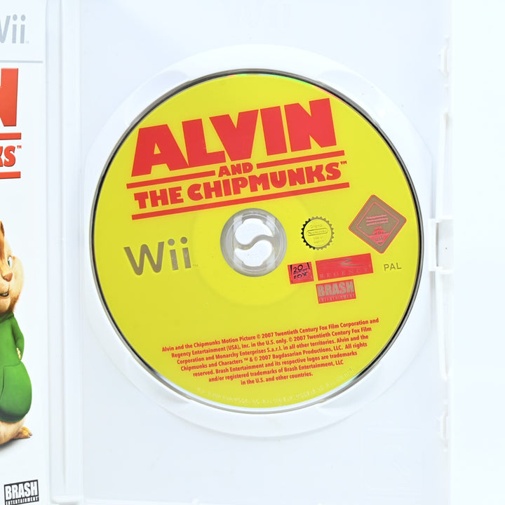 Alvin and the Chipmunks - Nintendo Wii Game + Manual - PAL - MINT DISC!