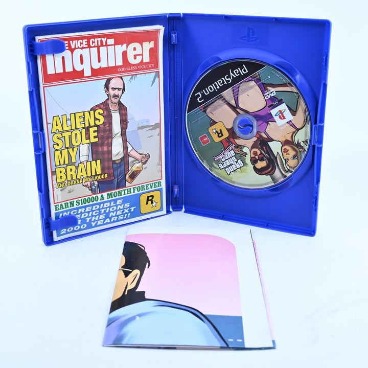 Grand Theft Auto: Vice City Stories - Playstation 2 / PS2 Game + Manual + Map