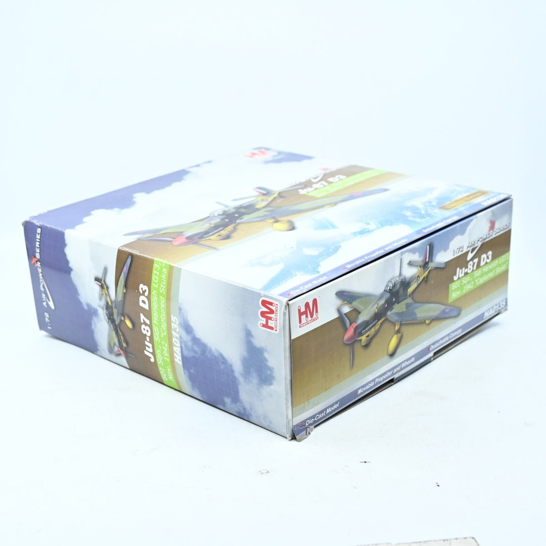 Hobby Master 1:72 Ju-87 D3 "Captured Stuka" 601SQN HA0135 - Die Cast Plane