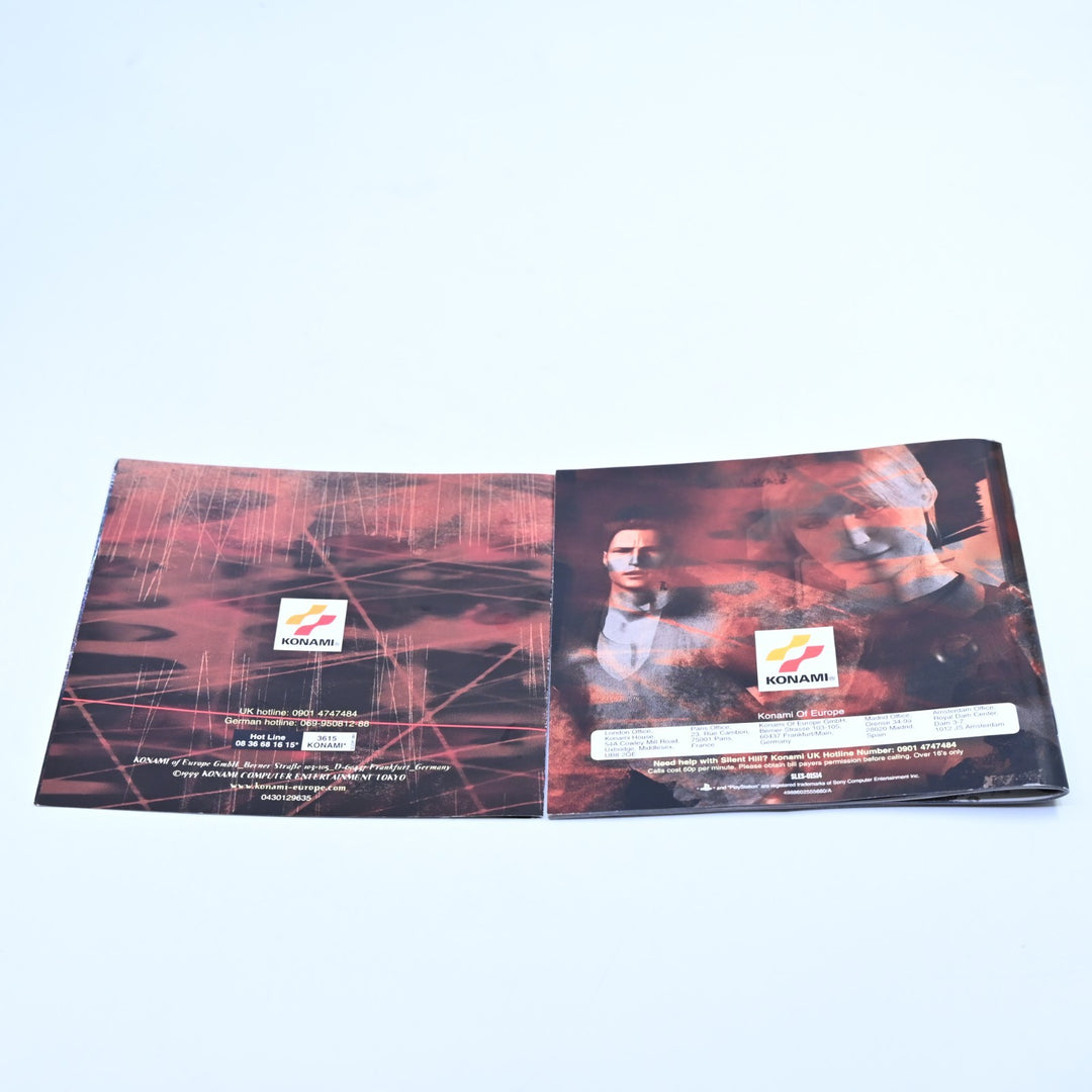Silent Hill - Sony Playstation 1 / PS1 Game + Manual - PAL - MINT DISC!