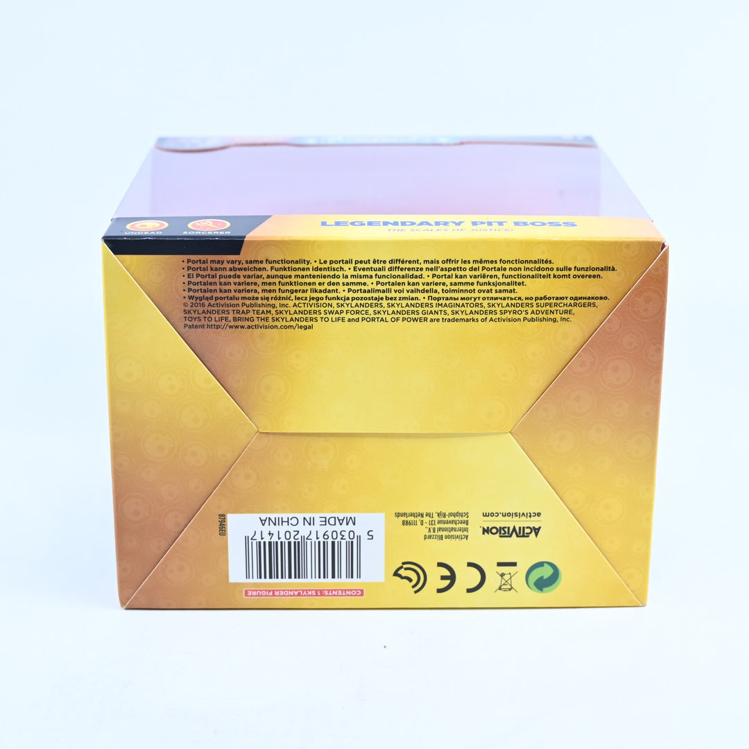 SEALED! Legendary Pit Boss - Sensei Skylander - Skylanders Imaginators - Toy