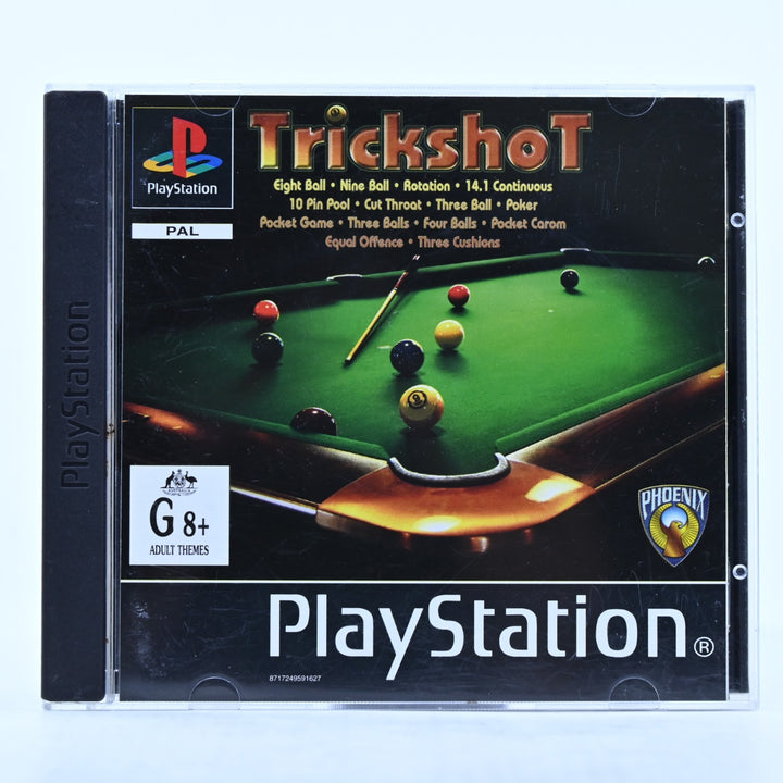Trickshot - Sony Playstation 1 / PS1 Game + Manual - PAL - MINT DISC!