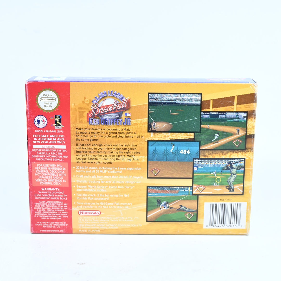 Major League Baseball Featuring Ken Griffey Jr - N64 / Nintendo 64 Boxed Game