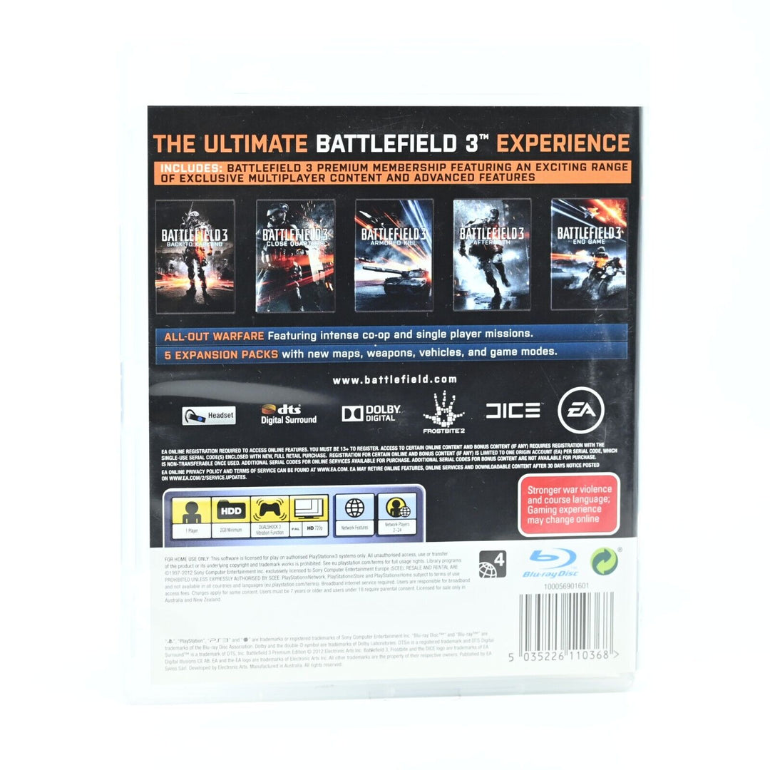 Battlefield 3 - Premium Edition #2 - Sony Playstation 3 / PS3 Game - FREE POST!