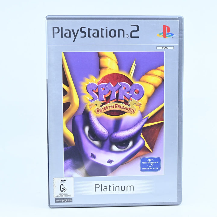 Spyro: Enter the Dragonfly - Sony Playstation 2 / PS2 Game + Manual - PAL