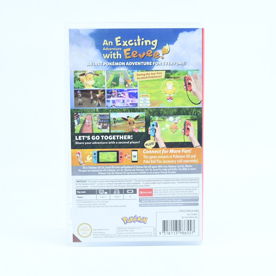 Pokemon: Let's Go, Eevee! - Nintendo Switch Game - FREE POST!