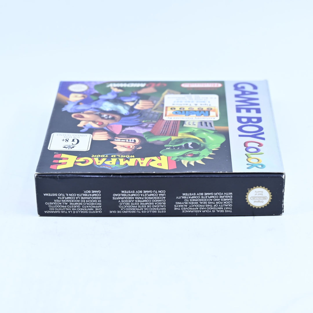 Rampage World Tour - Nintendo Gameboy Color Boxed Game - PAL - FREE POST!