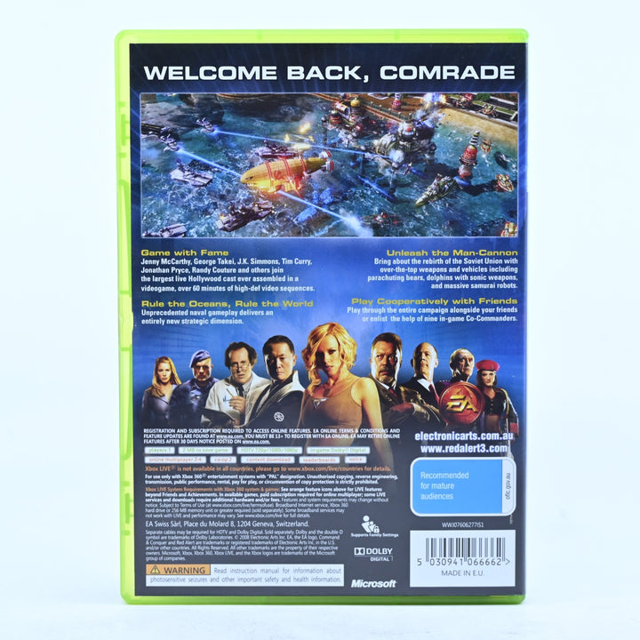 Command & Conquer: Red Alert 3 - Xbox 360 Game + Manual - PAL - MINT DISC!