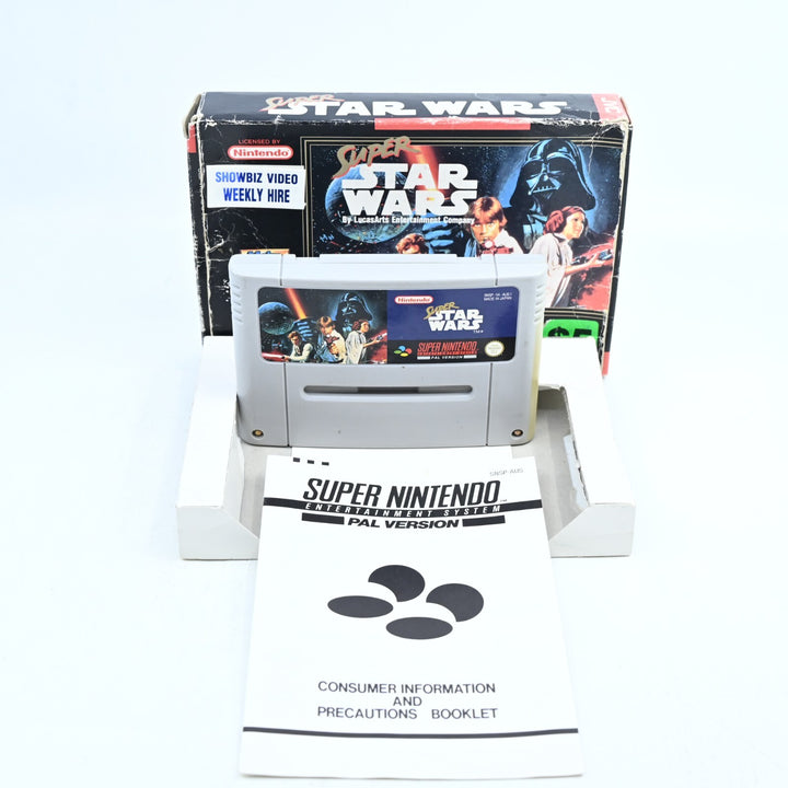 Super Star Wars - Super Nintendo / SNES Boxed Game - Ex-Rental - No Manual - PAL