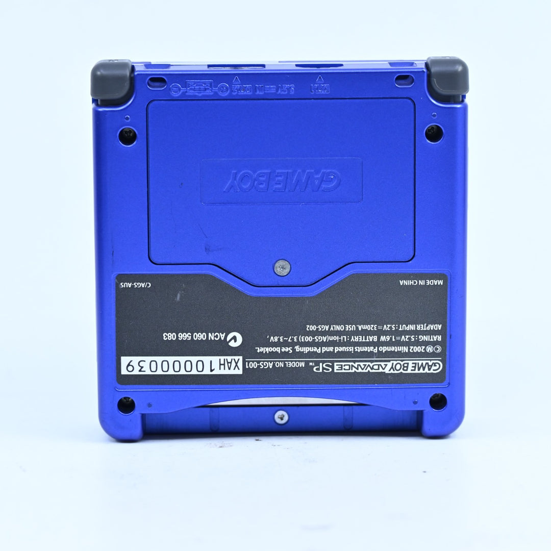 Blue Nintendo Gameboy Advance / GBA SP Console - PAL - FREE POST