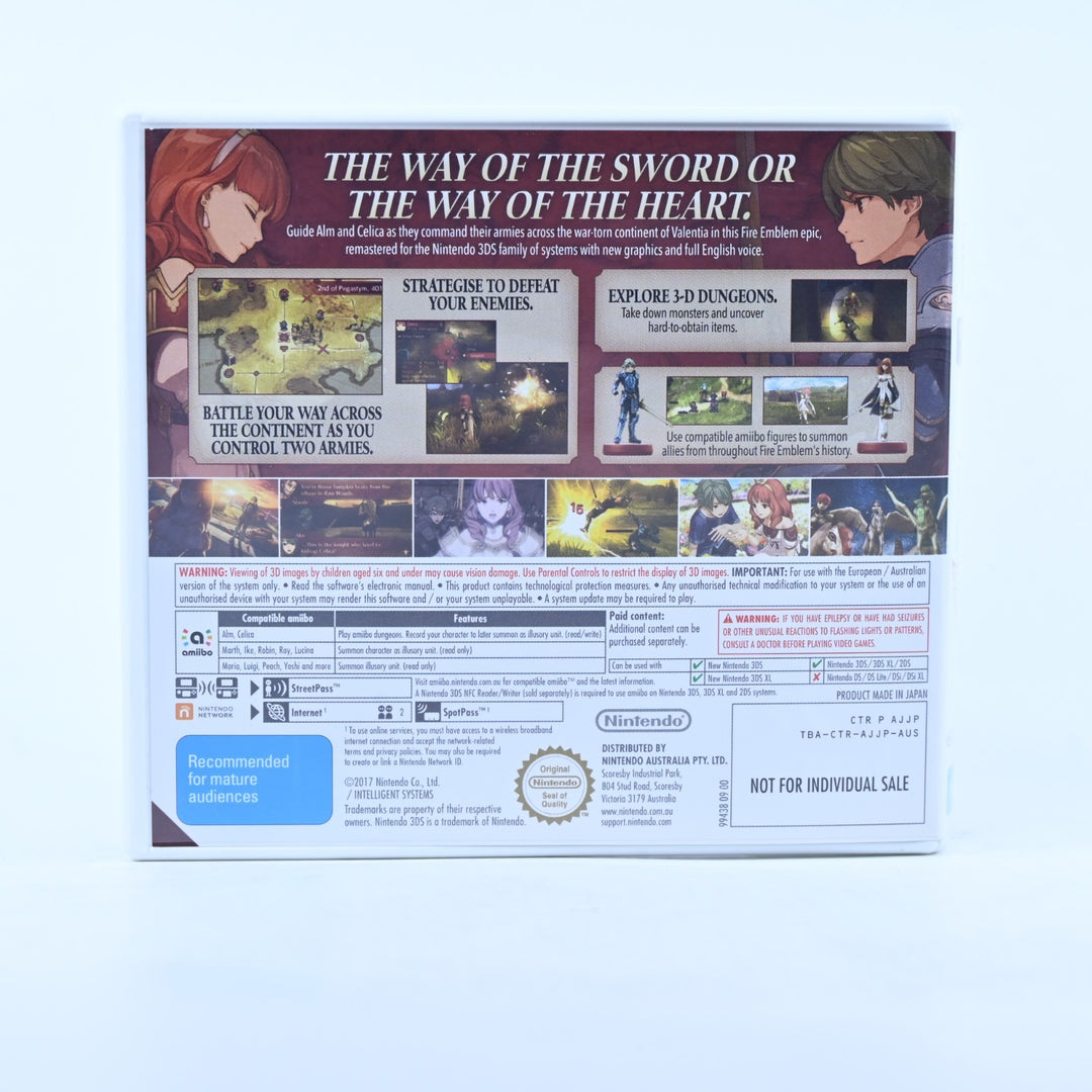 Fire Emblem Echoes: Shadows of Valentia - Nintendo 3DS Game - PAL + Manual
