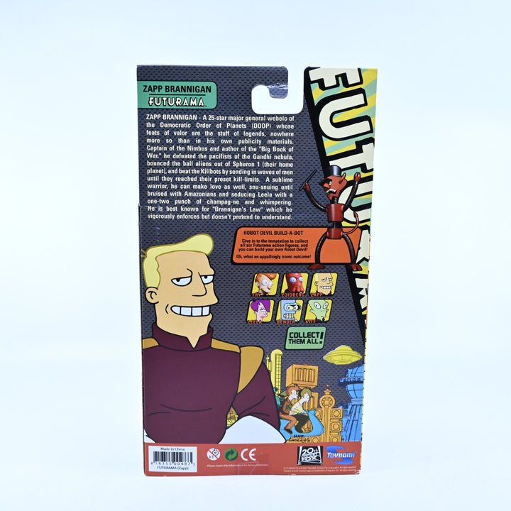 Zapp Brannigan + Robot Devil Build-A-Bot Part - Futurama - Toynami - Toy