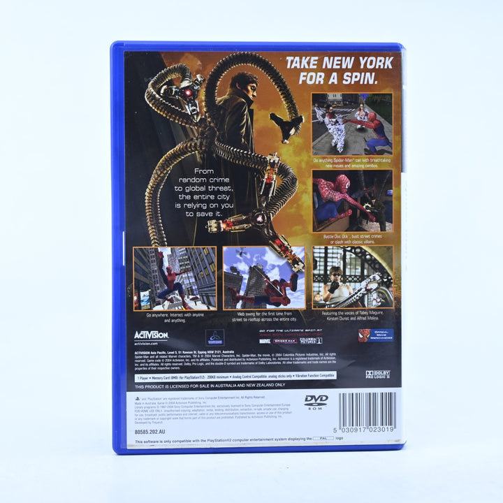Spider-Man 2 - Sony Playstation 2 / PS2 Game + Manual - PAL - MINT DISC!
