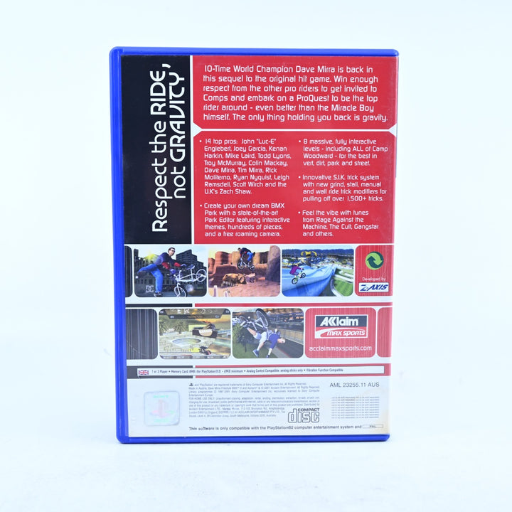 Dave Mirra's Freestyle BMX 2 - Sony Playstation 2 / PS2 Game + Manual - PAL