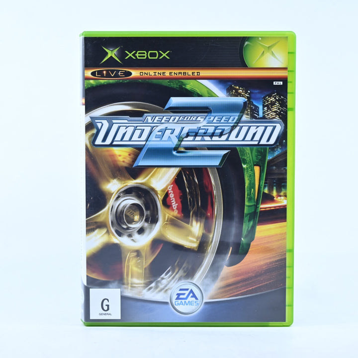Need for Speed Underground 2 - Original Xbox Game + Manual - PAL - MINT DISC!