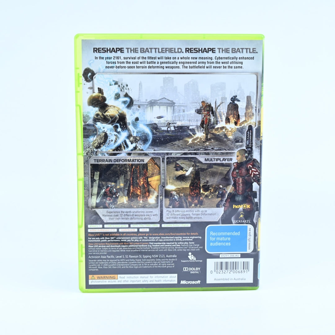 Fracture - Xbox 360 Game + Manual - PAL - MINT DISC!