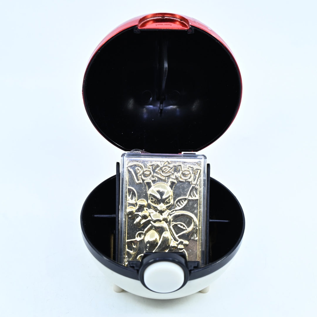 1999 Pokemon 23 Karat Gold Plated Mewtwo with Pokeball Burger King