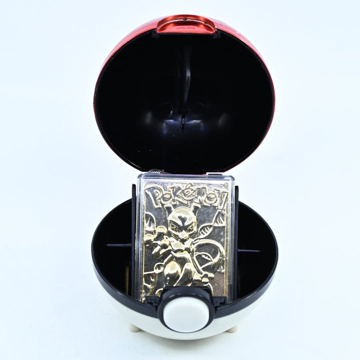 1999 Pokemon 23 Karat Gold Plated Mewtwo with Pokeball Burger King