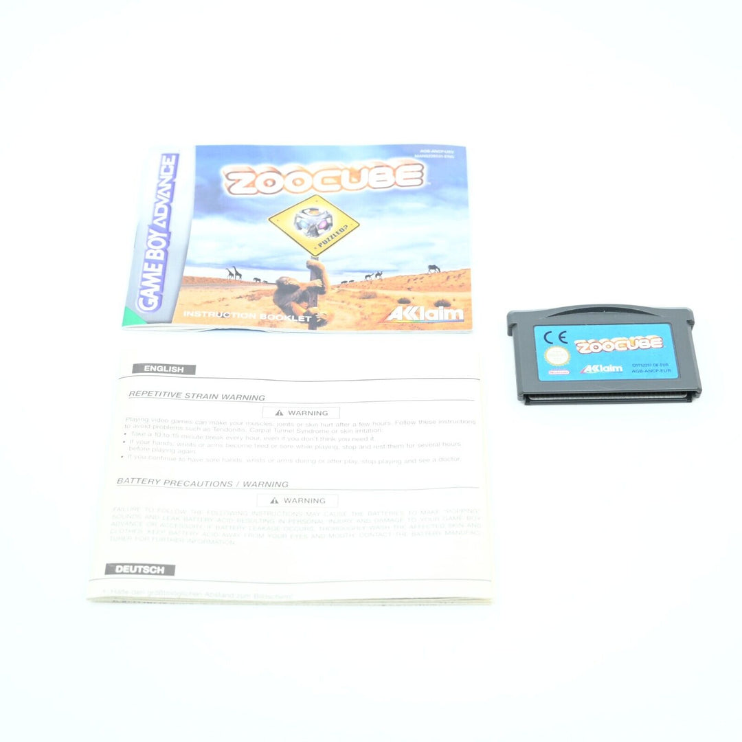 Zoocube - Nintendo Gameboy Advance / GBA Boxed Game - PAL - FREE POST!