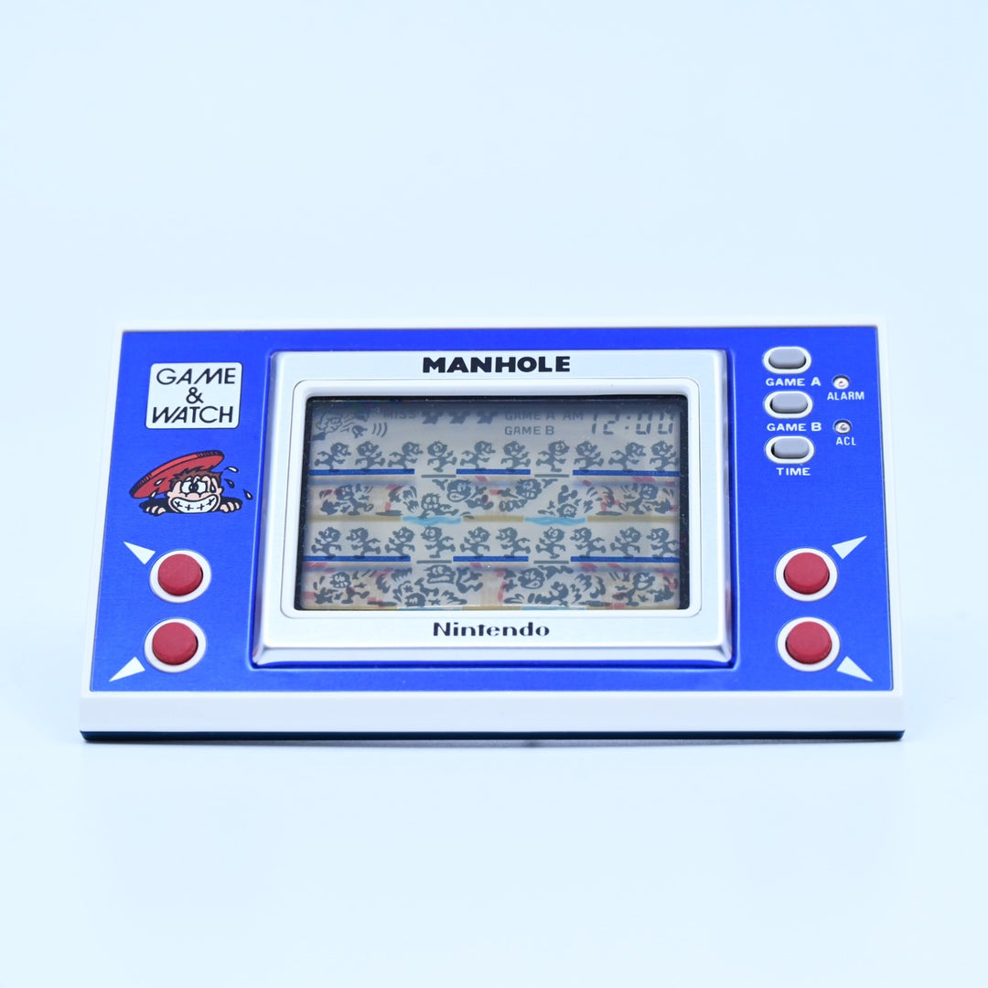 Manhole - NH-103 - Check Description - Nintendo Game & Watch Boxed Console