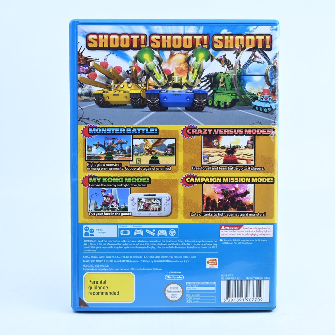 Tank! Tank! Tank! - Nintendo Wii U Game - PAL - FREE POST!