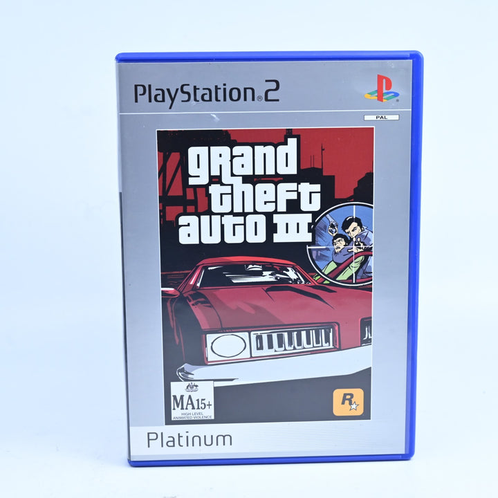 Grand Theft Auto III 3 - Sony Playstation 2 / PS2 Game + Manual + Map - PAL