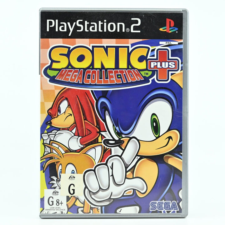 Sonic Mega Collection Plus - Sony Playstation 2 / PS2 Game - PAL - FREE POST!