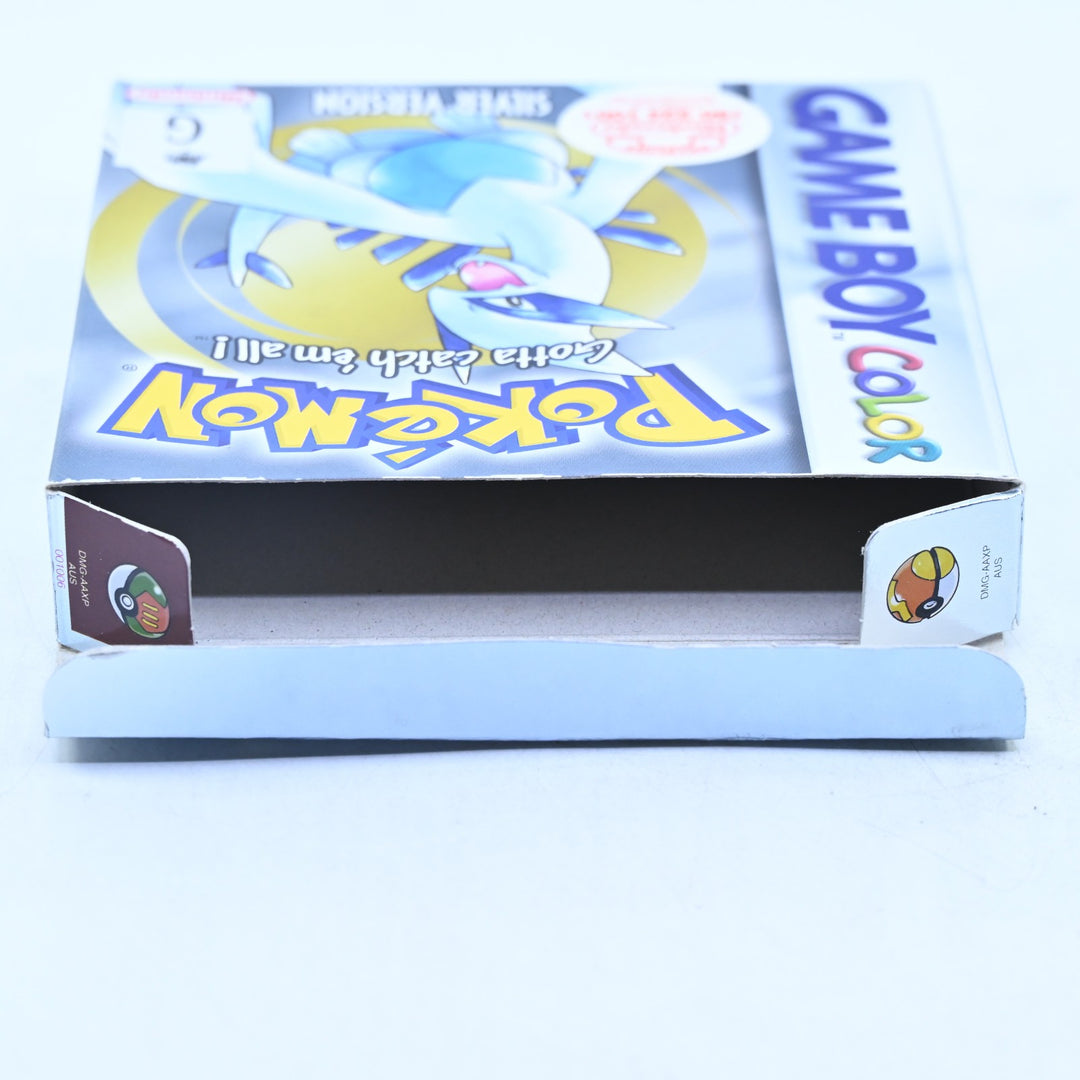 Pokemon Silver Version - Nintendo Gameboy Color Boxed Game - PAL - NEW BATTERY!